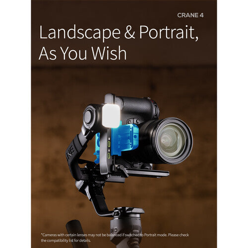 Estabilizador Zhiyun Crane 4 Combo