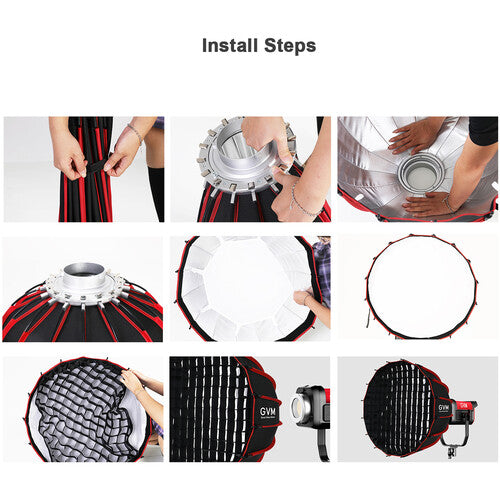 Softbox GVM Portable Quick Release (24") GVM-YG60SP