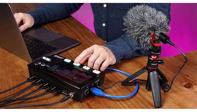 Switcher para Streaming FeelWorld LIVEPRO L2 PLUS
