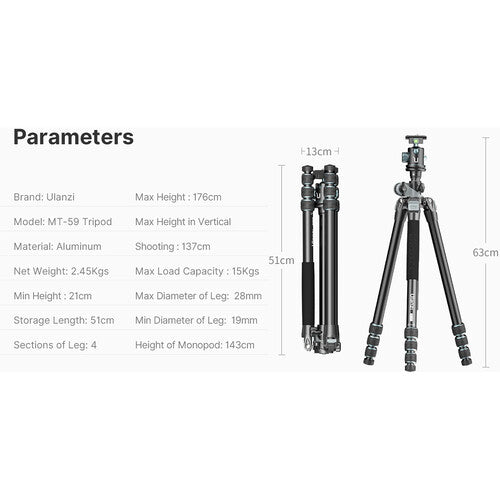Tripié Ulanzi MT-59 (3114)