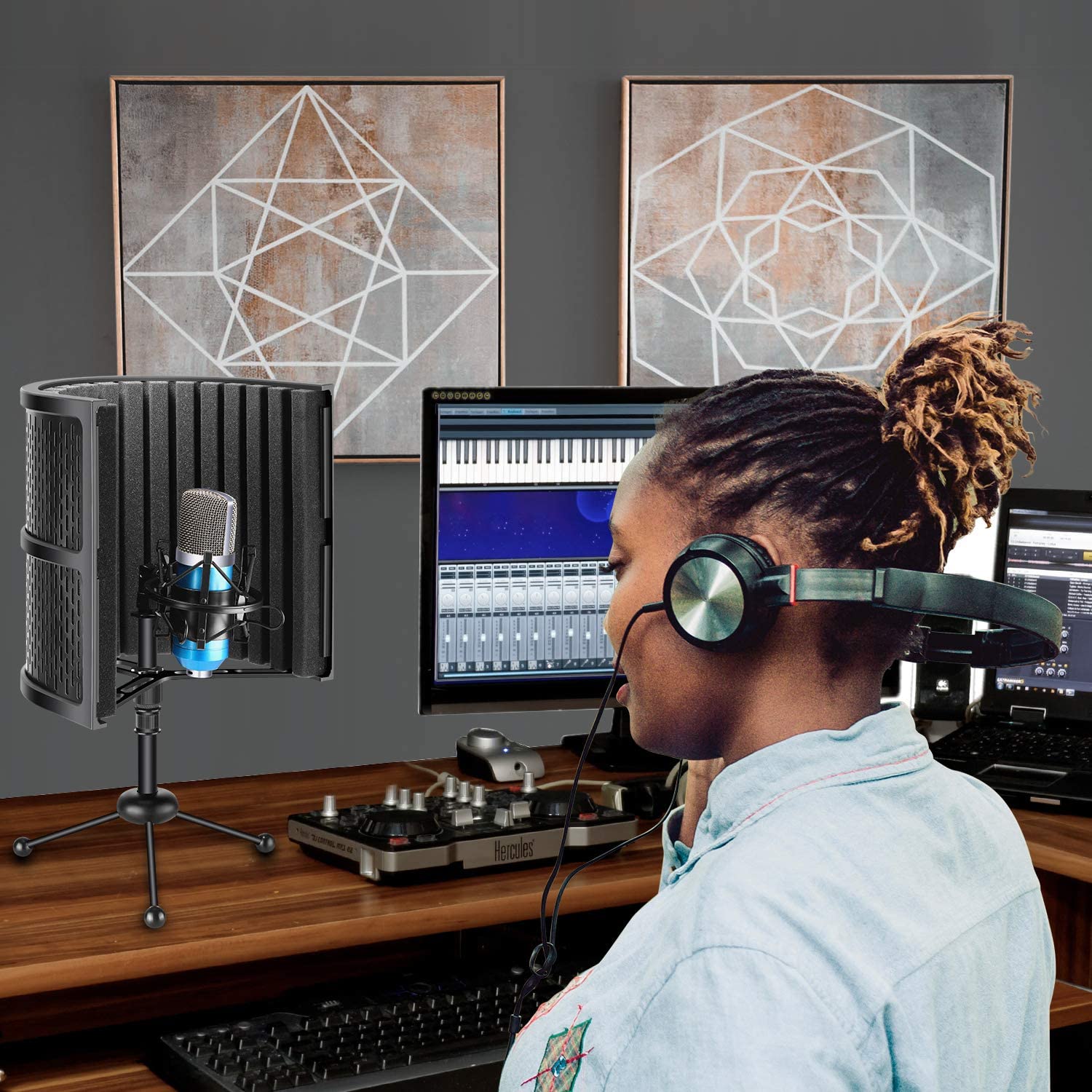 Escudo Acústico de Aislamiento para Micrófono Neewer NW-12