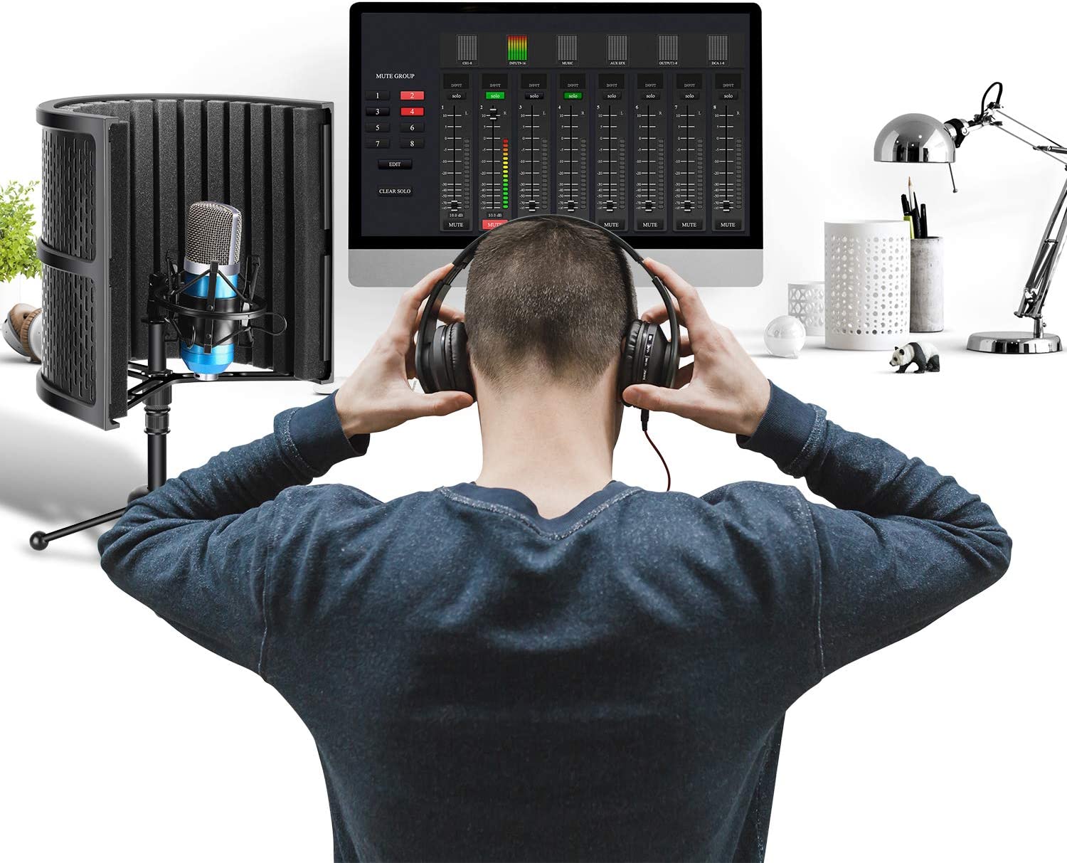 Escudo Acústico de Aislamiento para Micrófono Neewer NW-12