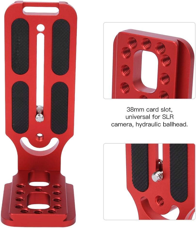 Soporte para Tripié/Vertical Placa L Mugast Roja