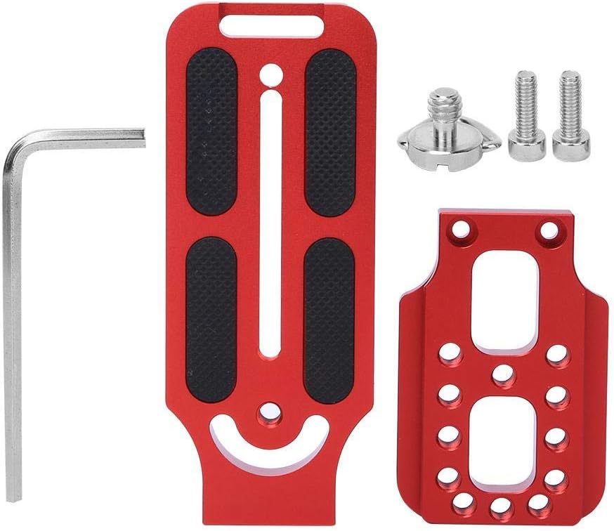 Soporte para Tripié/Vertical Placa L Mugast Roja