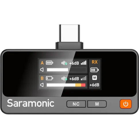 Micrófono Lavalier Dual Saramonic Air 2.4Ghz
