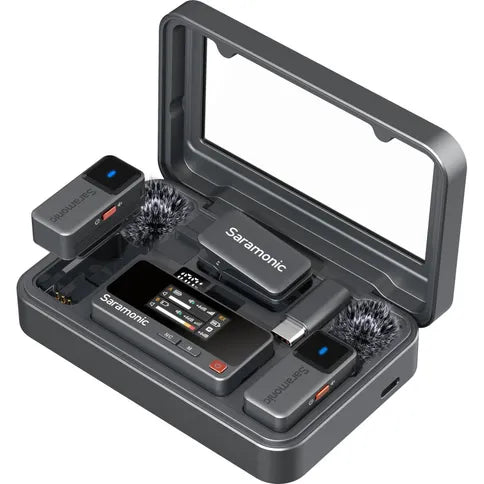 Micrófono Lavalier Dual Saramonic Air 2.4Ghz