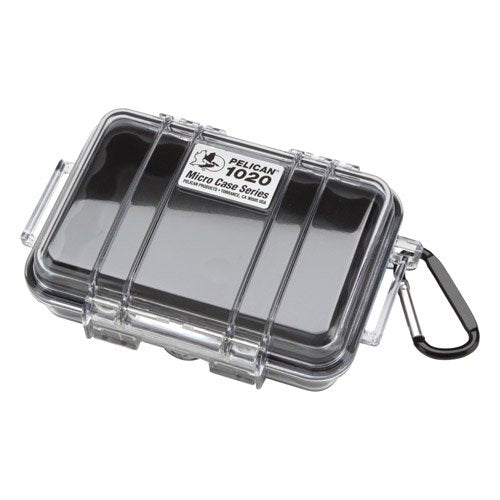 Estuche Pelican 1020 Micro Clear Black