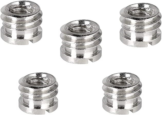 Adaptador de micro tornillo CAMVATE hembra de 1/4"-20 a 3/8"-16 macho
