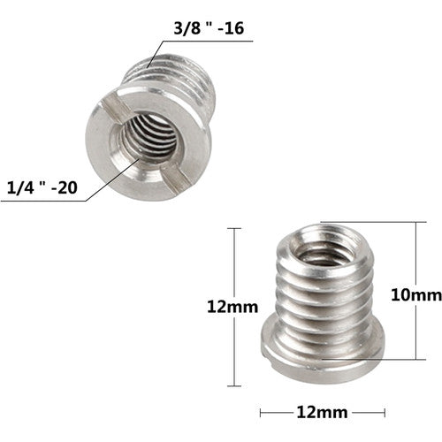 Adaptador de micro tornillo CAMVATE hembra de 1/4"-20 a 3/8"-16 macho