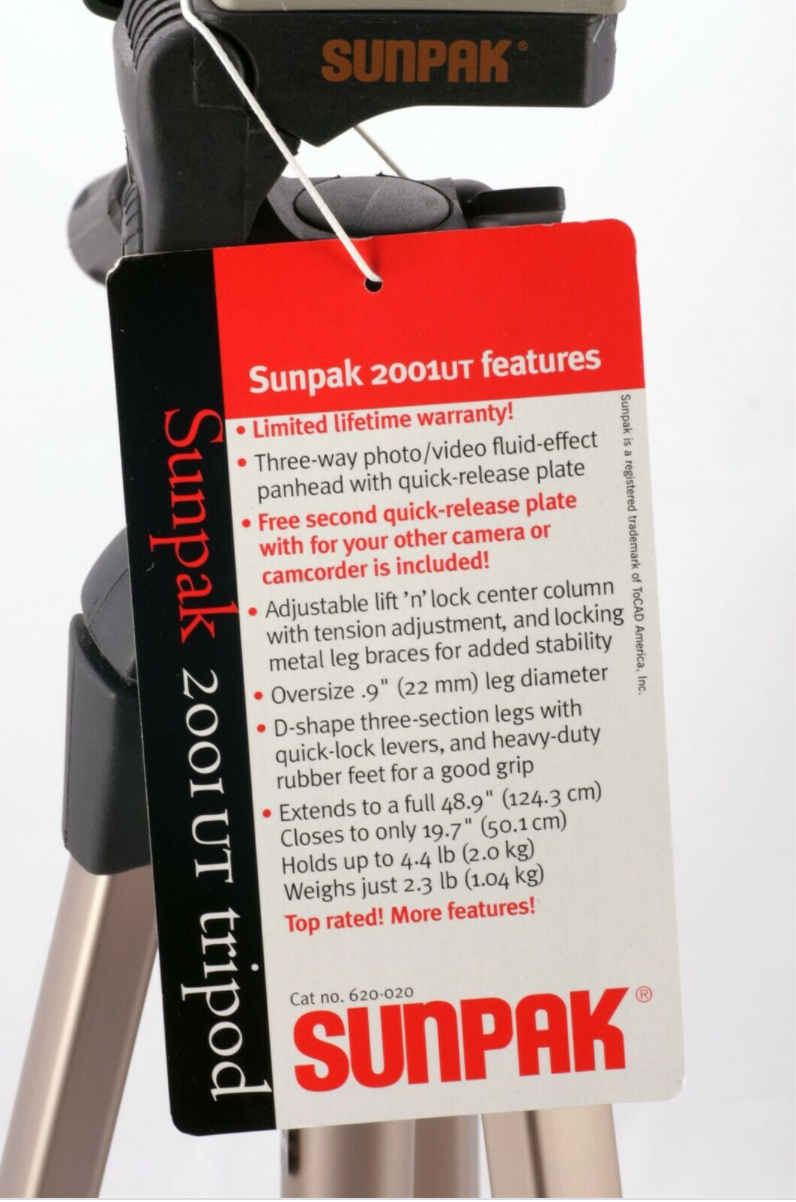 Tripié Sunpak 2001UT