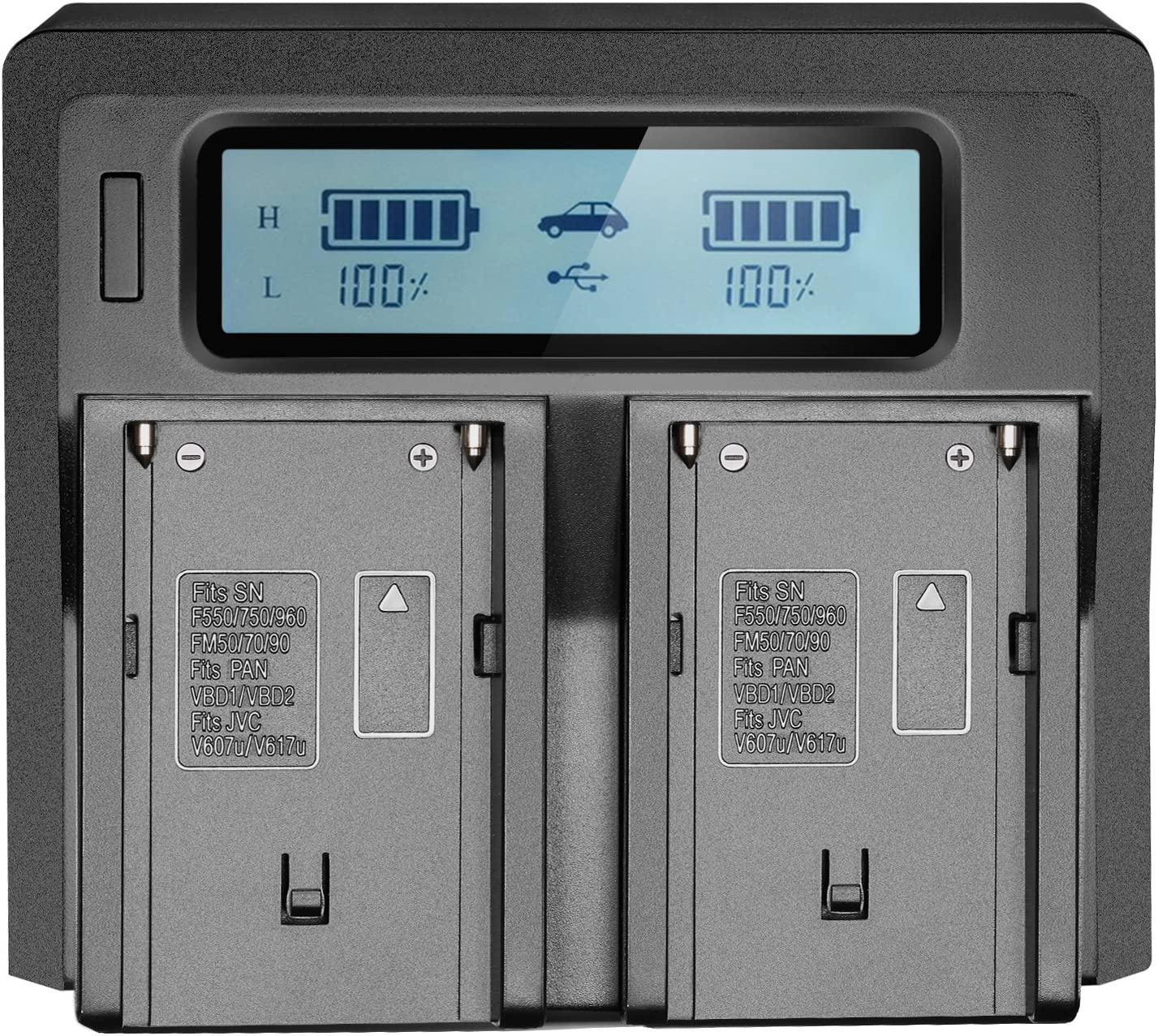 Cargador Dual digital Neewer para NPF