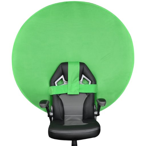 Fondo Redondo Verde Chromagreen Faithwinning para Silla de 110 cms