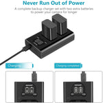 Kit de Cargador Neewer y 2 Baterías NP-FW50