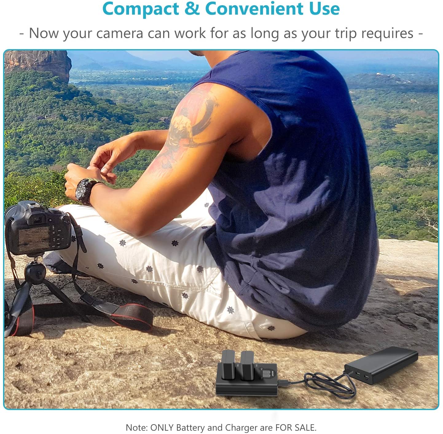 Kit de Cargador Neewer y 2 Baterías NP-FW50