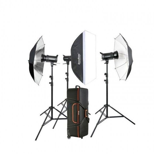 Kit de flash de estudio de 3 luces Godox SK400II-D