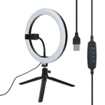 Lámpara Anillo Ouyawi 8" con Mini Tripié, Selfie Stick, Disparador