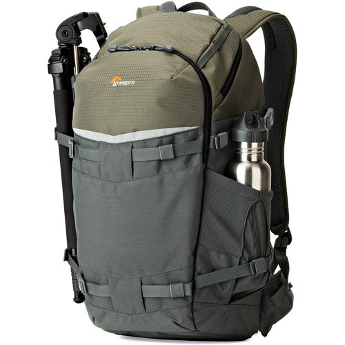 Estuche Lowepro Flipside Trek BP 450 AW Gris y Verde