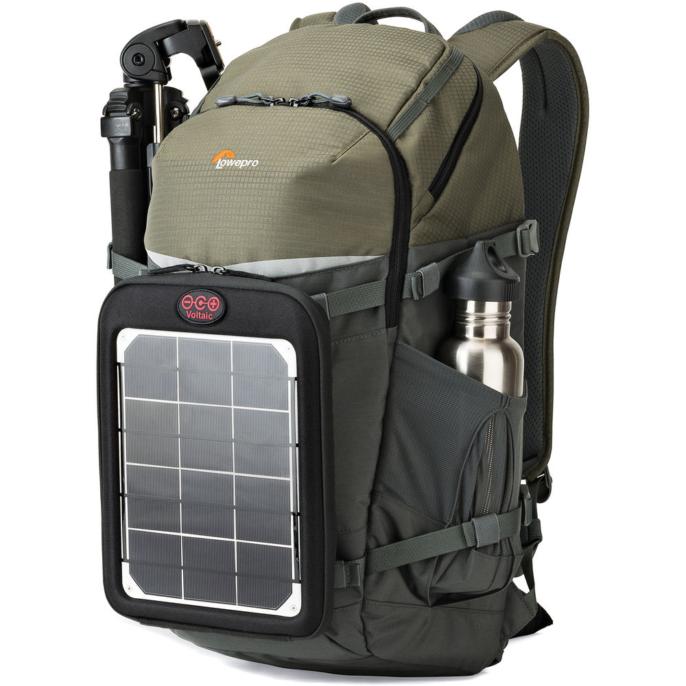 Estuche Lowepro Flipside Trek BP 450 AW Gris y Verde