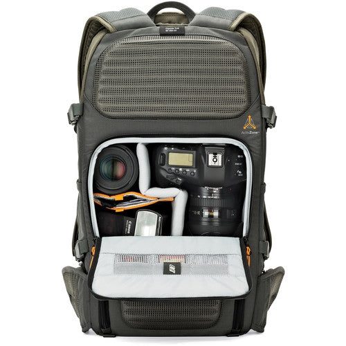 Estuche Lowepro Flipside Trek BP 450 AW Gris y Verde