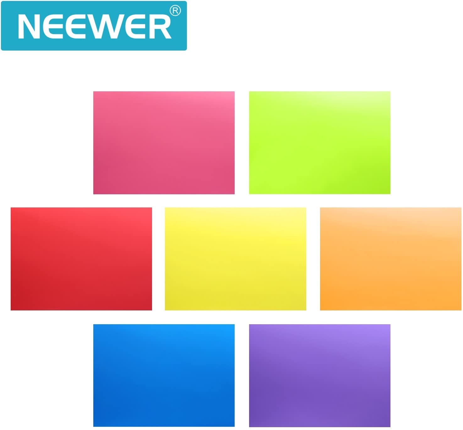Kit de 14 Filtros Neewer 28x22 cms