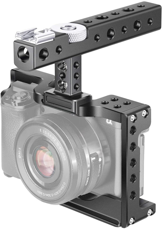 Soporte Jaula Neewer para Sony A6600 con maneral superior