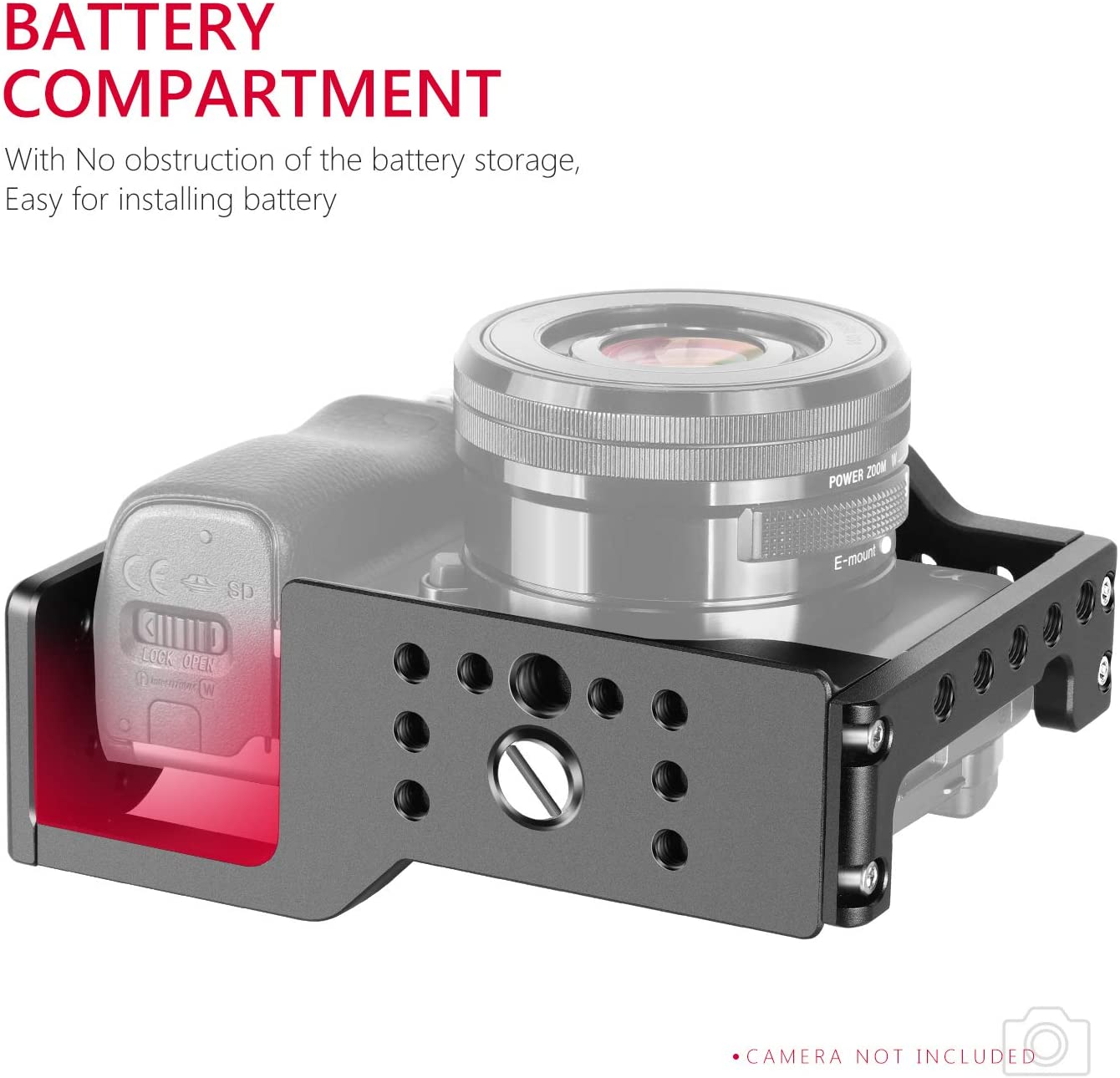 Soporte Jaula Neewer para Sony A6600 con maneral superior