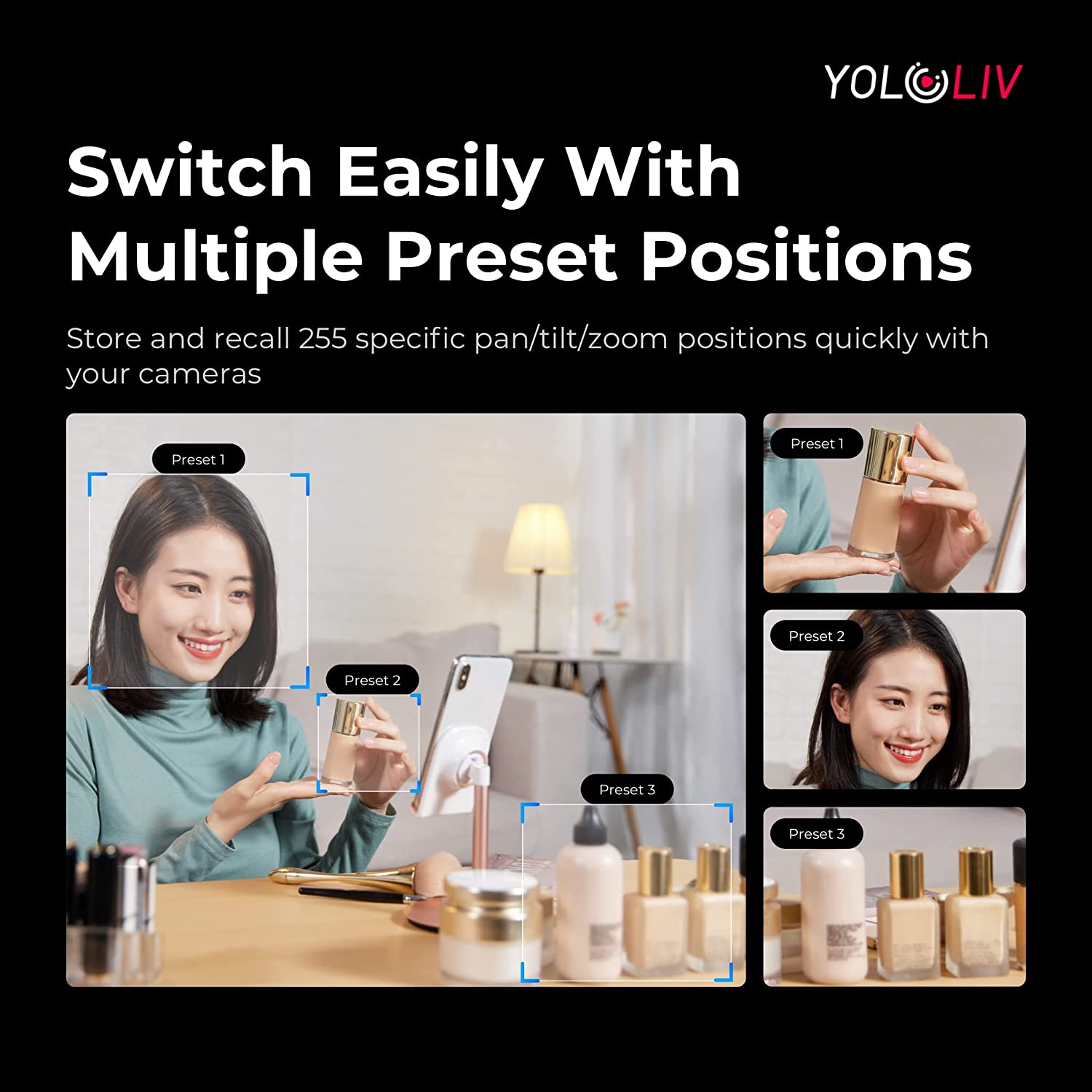 Cámara PTZ Yololiv Verticam 12x