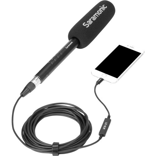 Cable Convertidor Saramonic LC-XLR XLR a Lightning para iOS