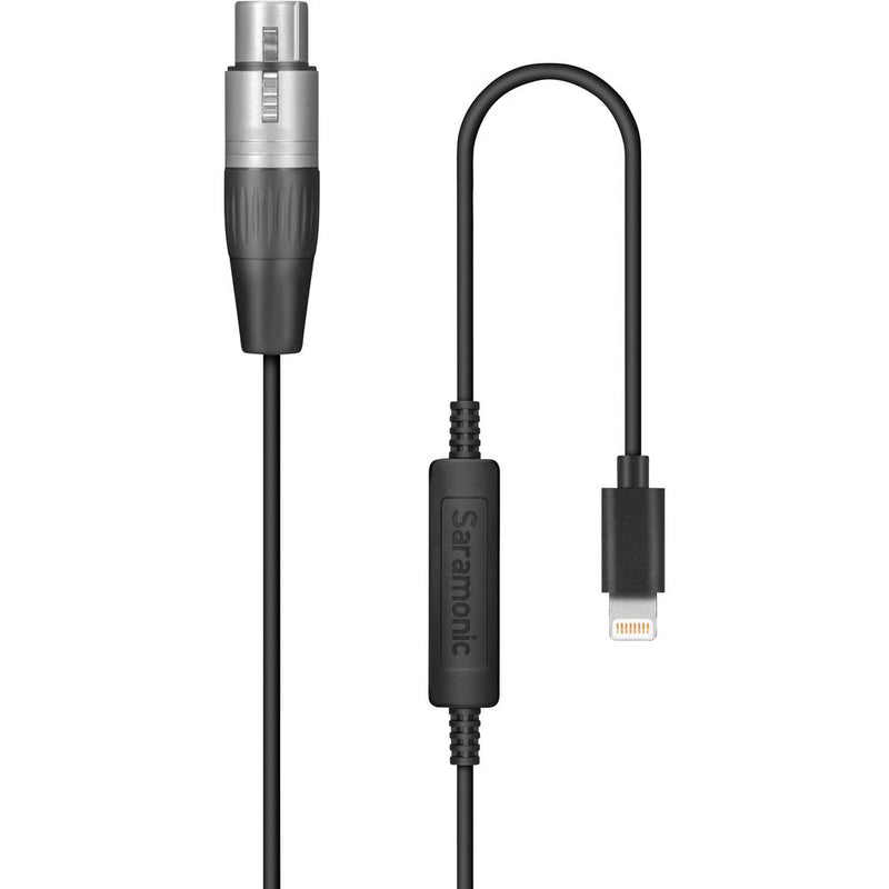 Cable Convertidor Saramonic LC-XLR XLR a Lightning para iOS