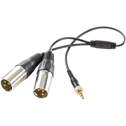 Cable Convertidor Saramonic SR-UM10-CC1 3.5mm TRS a 2 XLR