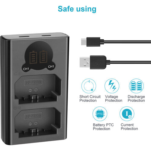 Cargador Dual USB Neewer para NP-FZ100