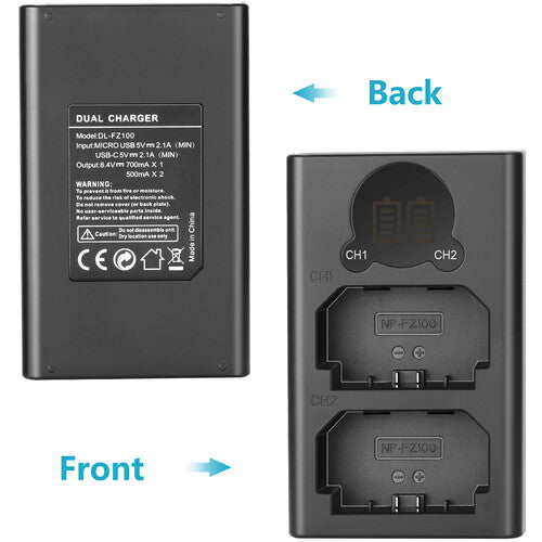 Cargador Dual USB Neewer para NP-FZ100