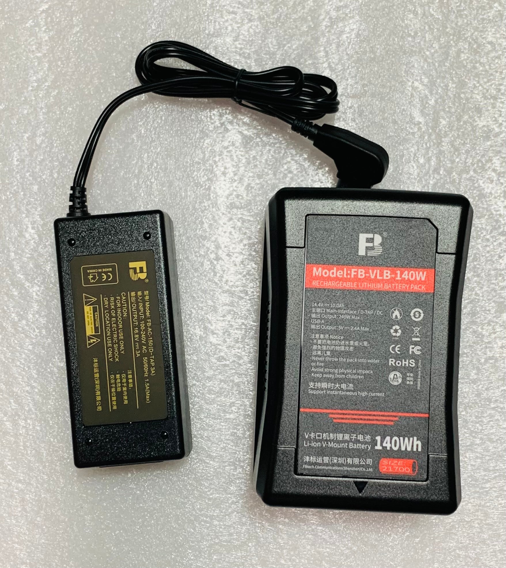 Kit Batería y Cargador V-Mount Genérico