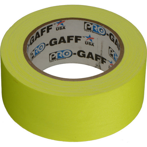 Cinta Gaffer ProGaff Amarillo Fluorescente 2" x 25 yd