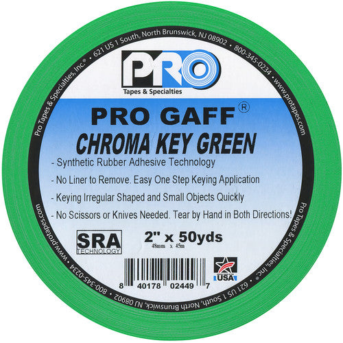 Cinta Gaffer ProGaff ChromaKey Green 2" x 50 yd