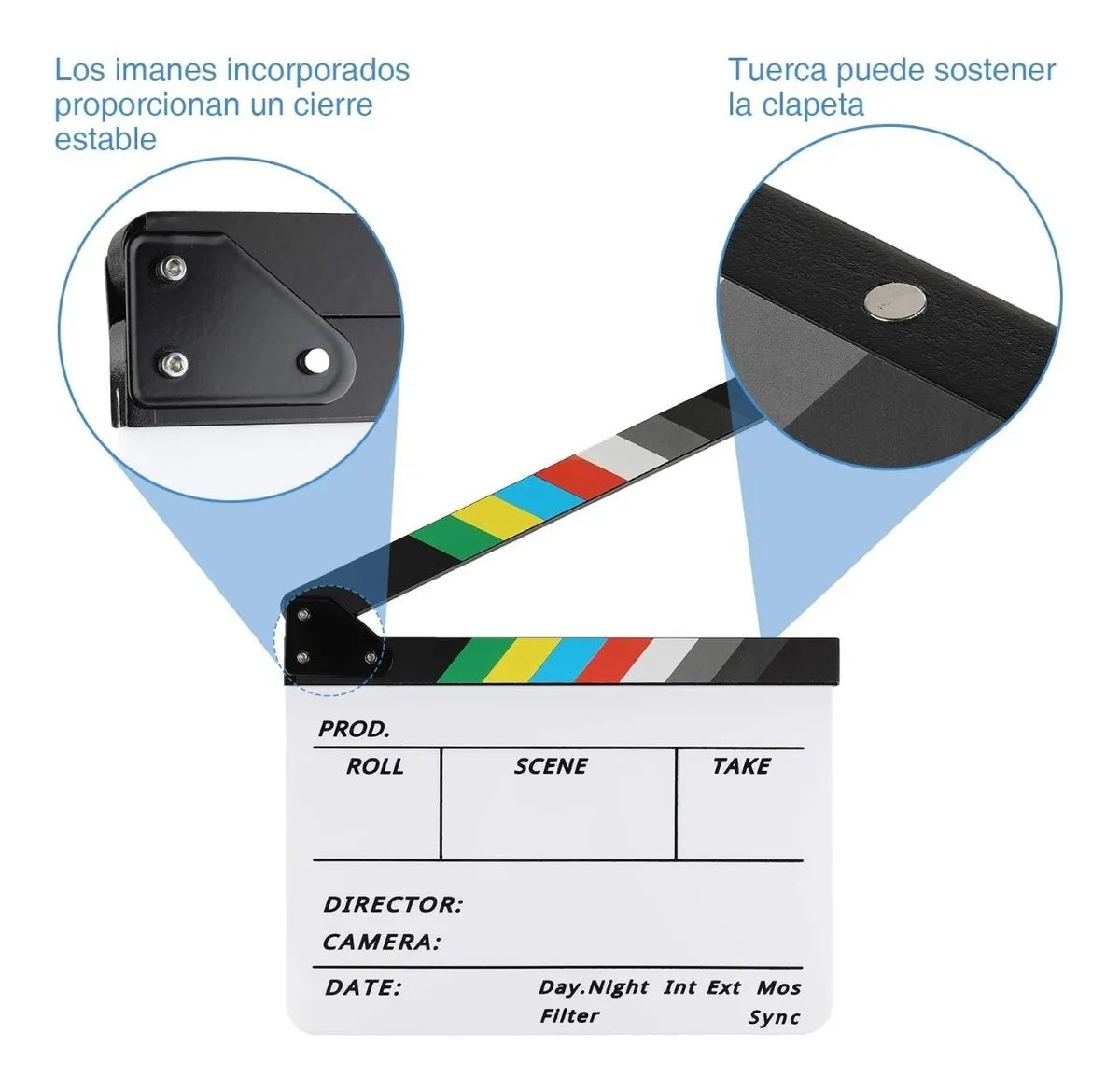 Claqueta Zacro 25x30 Colores con Borrador