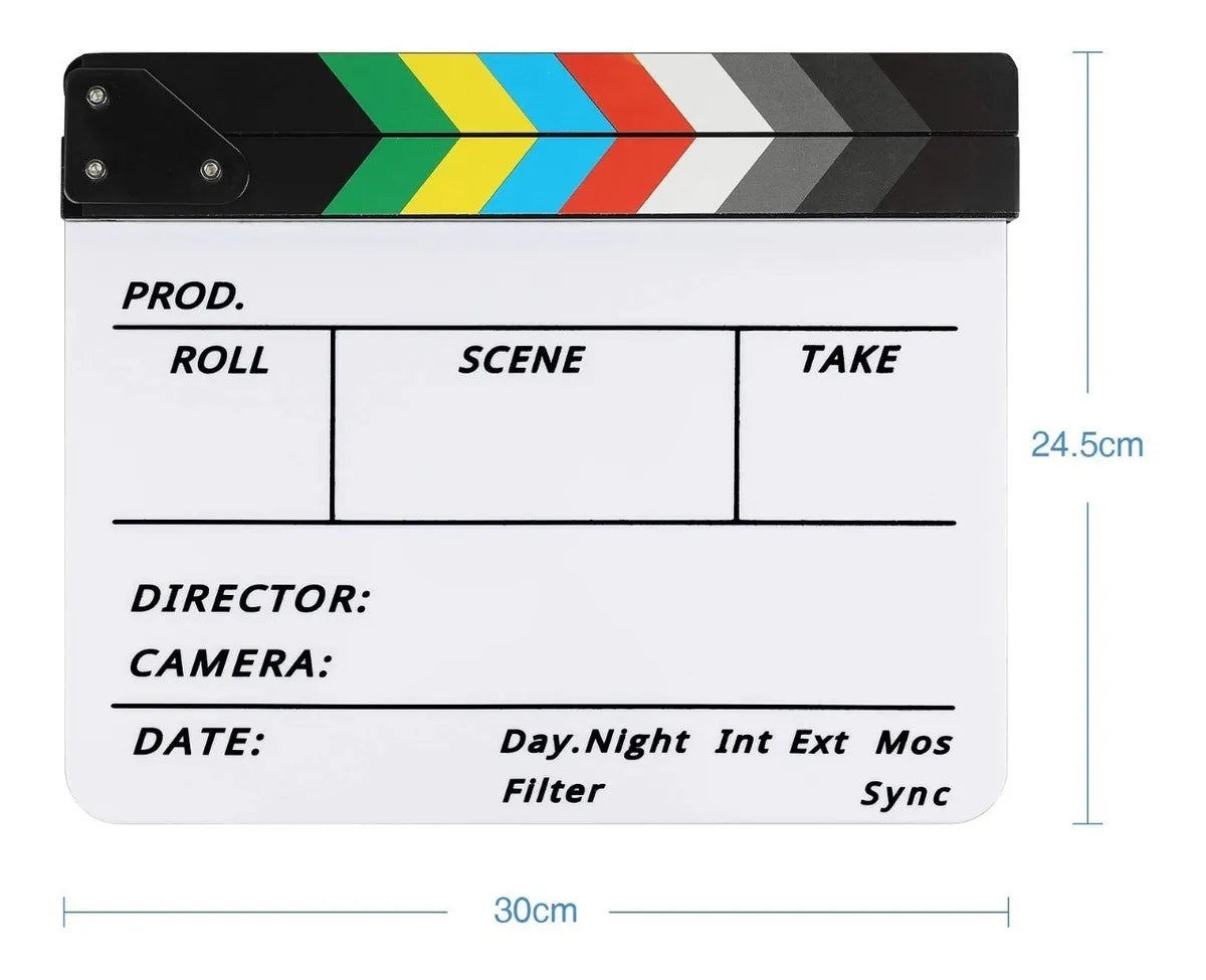 Claqueta Zacro 25x30 Colores con Borrador