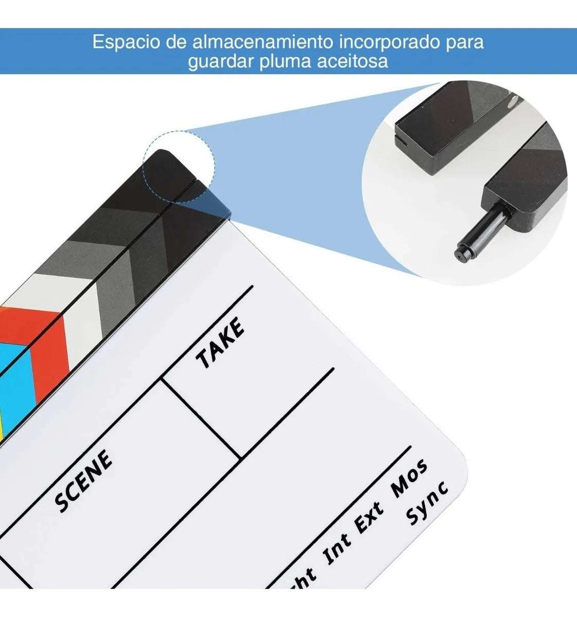 Claqueta Zacro 25x30 Colores con Borrador