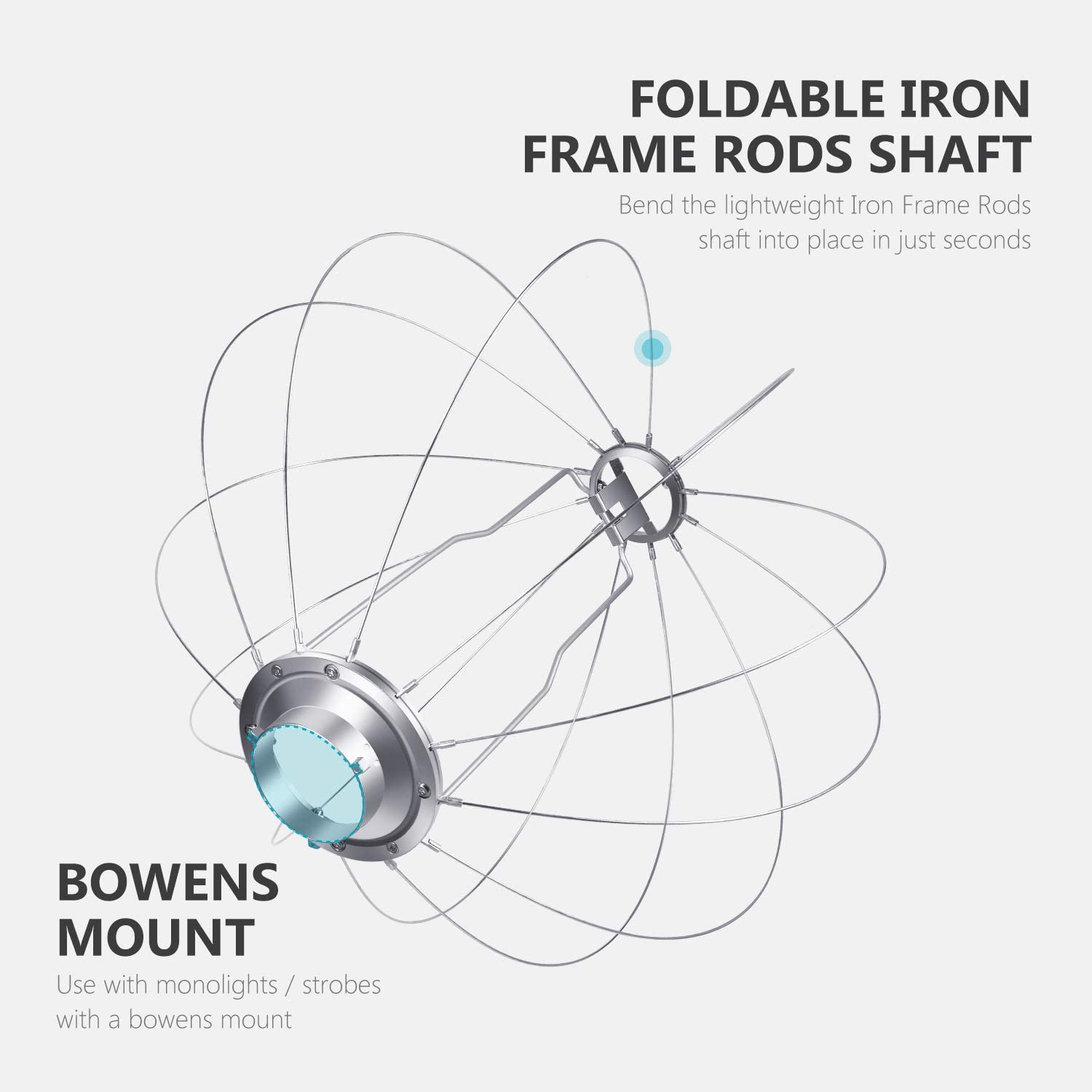 Difusor Neewer Globo Lantern 65 cms Montaje Bowens