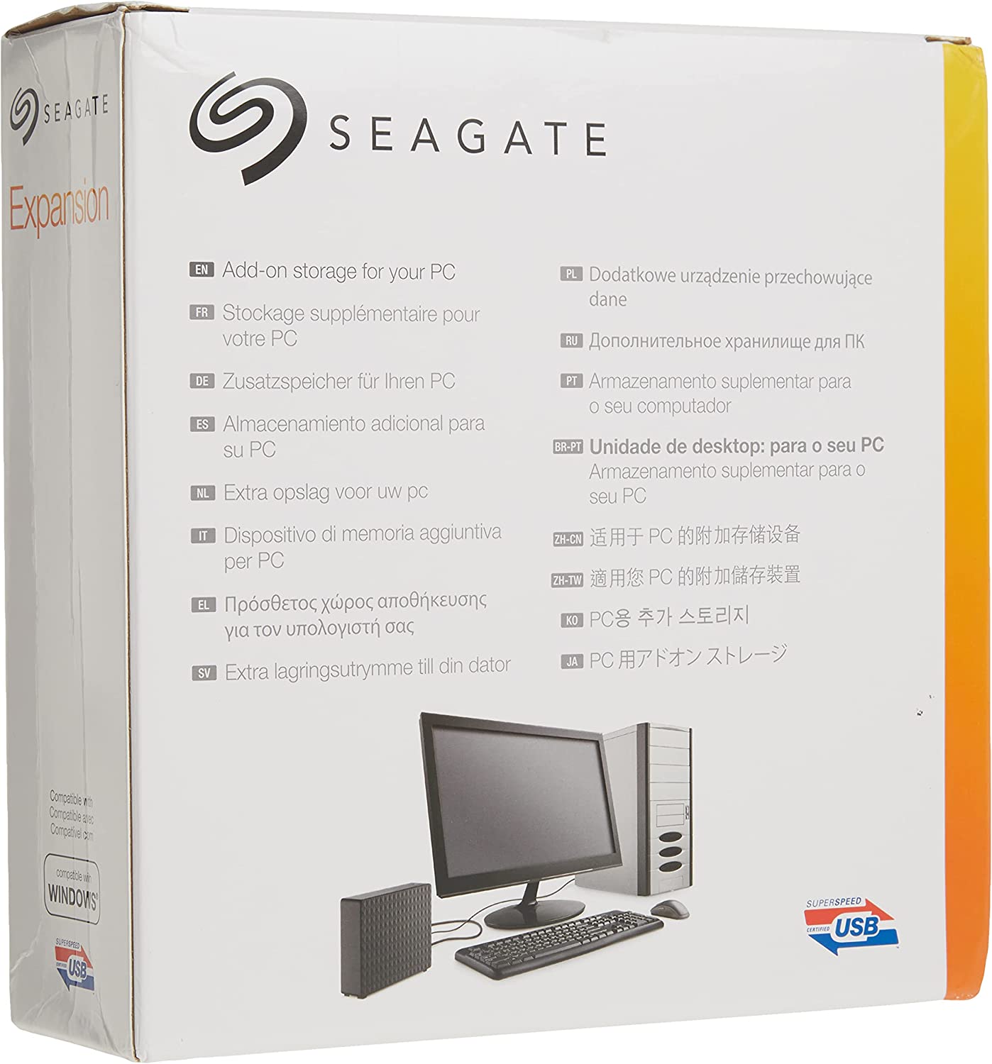 Disco Duro Seagate 6TB Expansion Desktop