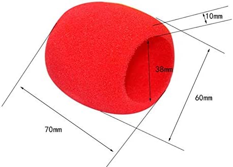 Esponja para Micrófono de Mano (Varios Colores)