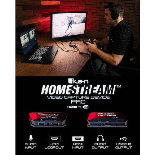 Ikan HomeStream HDMI Video Capture Device 4K 30FPS HS-VCD-PRO