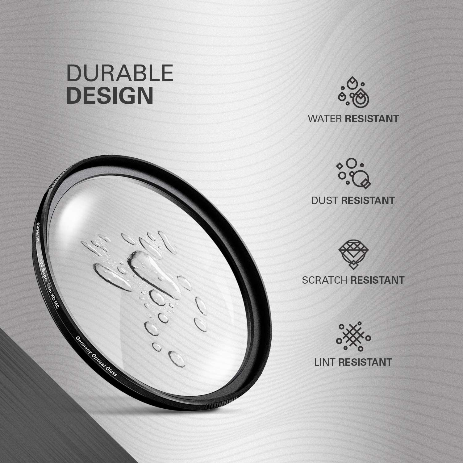 Filtro Protector UV 62mm Polaroid