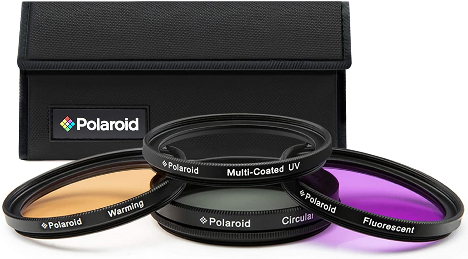 Kit de 4 Filtros Polaroid 62mm (UV,CPL,FLD y Warming) PL4FIL62