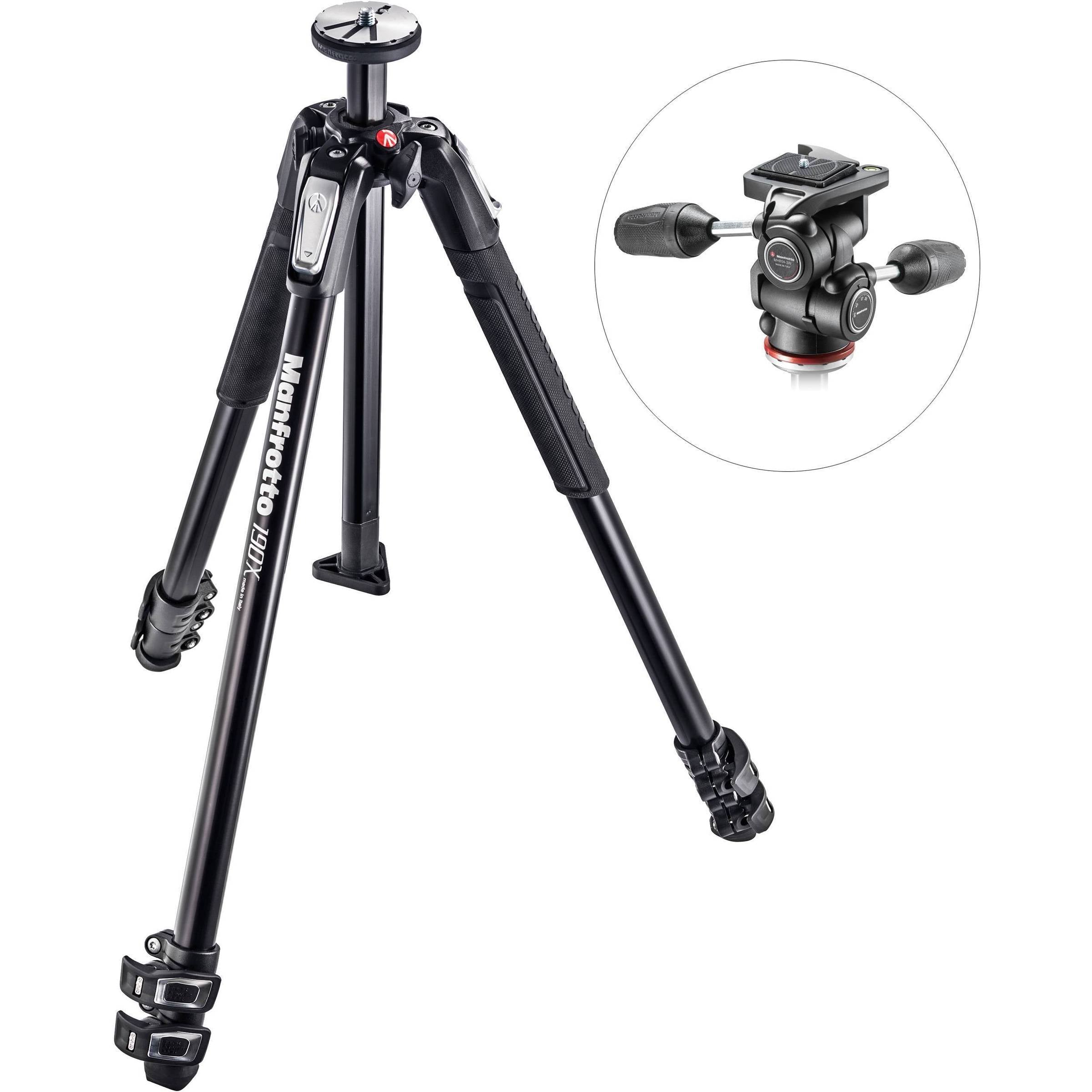 Tripié Manfrotto MK190X3-3W1