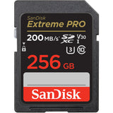 Tarjeta SanDisk Extreme PRO SDXC de 256GB 200MB/s 3