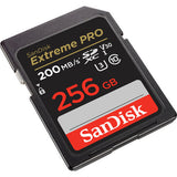 Tarjeta SanDisk Extreme PRO SDXC de 256GB 200MB/s 4