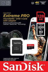 Tarjeta SanDisk Extreme PRO microSDXC de 128GB 200MB/s 1