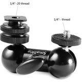 Soporte Adaptador Smallrig Multi-function con doble Ballhead 1/4" (1135) 3