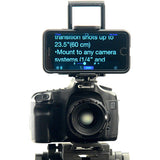 Glide Gear TMP10 Teleprompter Tablet Smartphone Hot Shoe Mount Holder 4